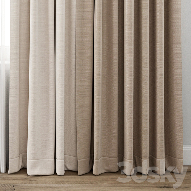 Curtain 159 3DS Max Model - thumbnail 3