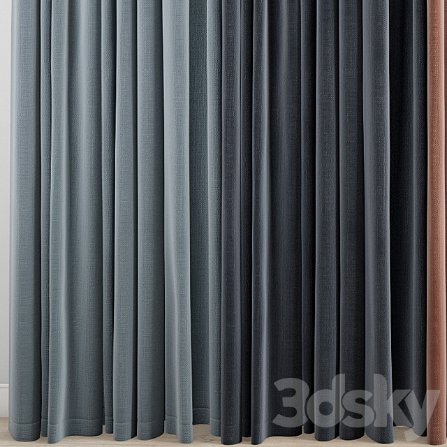 Curtain 162 3DS Max Model - thumbnail 2