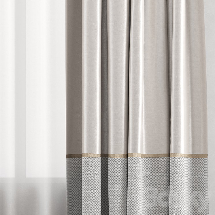 Curtain 169 3DS Max Model - thumbnail 2