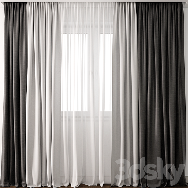 Curtain 17 3DSMax File - thumbnail 1