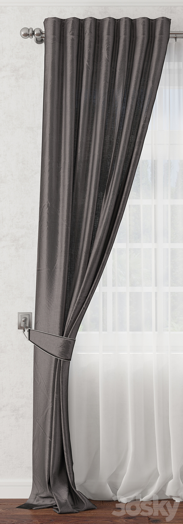 Curtain 17 3DSMax File - thumbnail 2