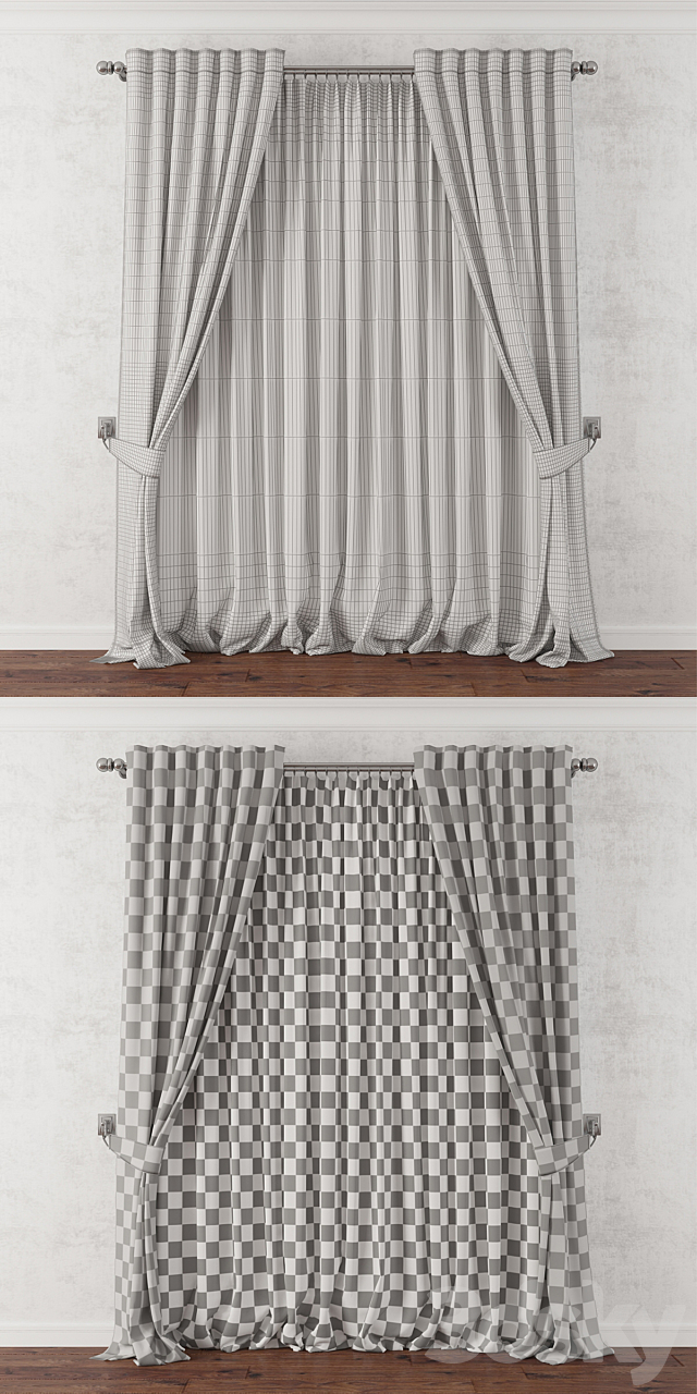 Curtain 17 3DSMax File - thumbnail 3