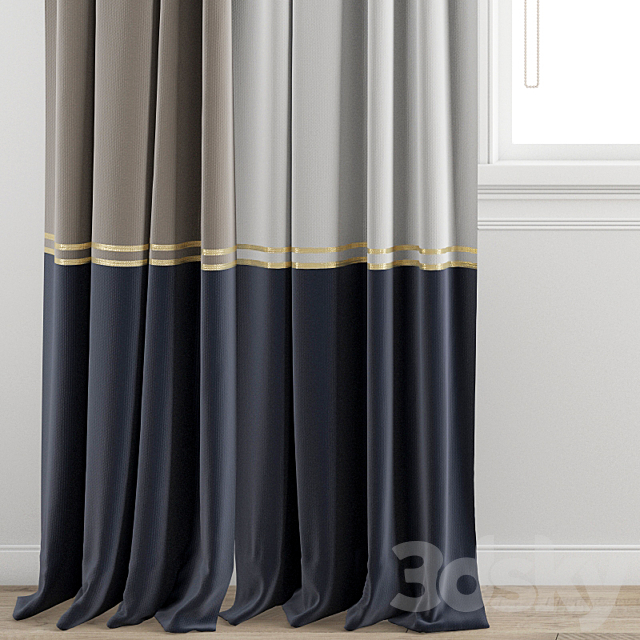 Curtain 177 3DS Max Model - thumbnail 2