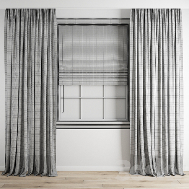 Curtain 177 3DS Max Model - thumbnail 5