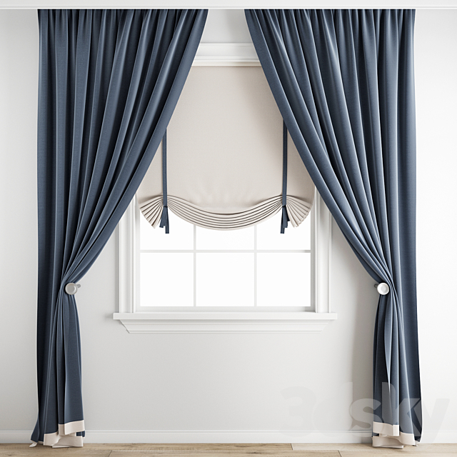 Curtain 182 3DSMax File - thumbnail 1