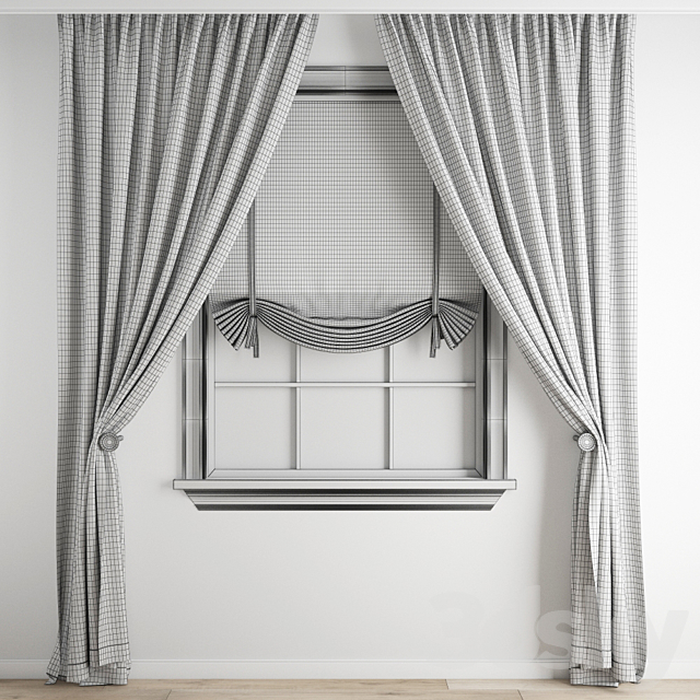 Curtain 182 3DSMax File - thumbnail 4