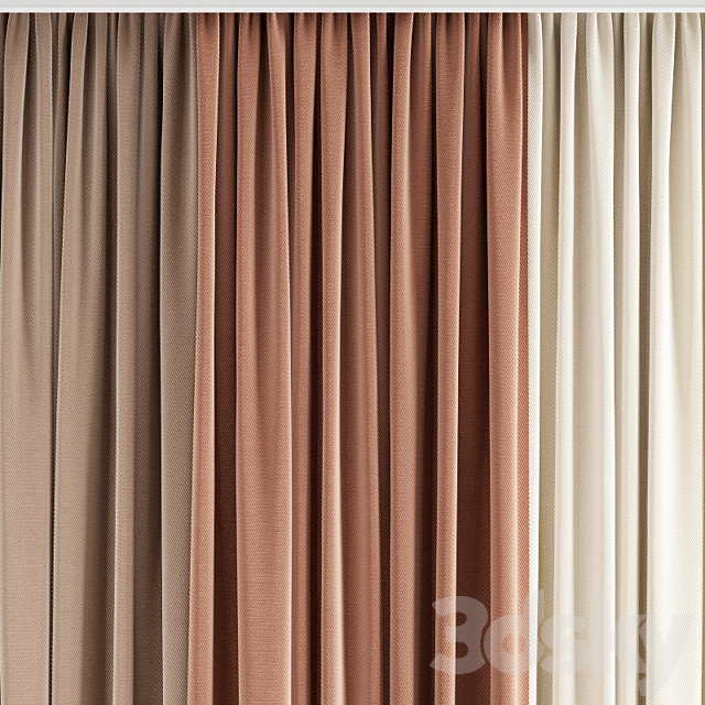 Curtain 184 3DSMax File - thumbnail 4