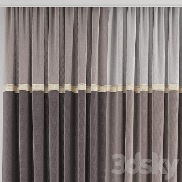 Curtain 187 3DSMax File - thumbnail 2