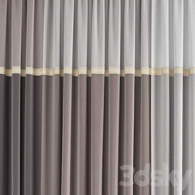 Curtain 187 3DSMax File - thumbnail 4