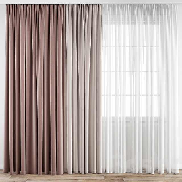 Curtain 188 3DSMax File - thumbnail 1