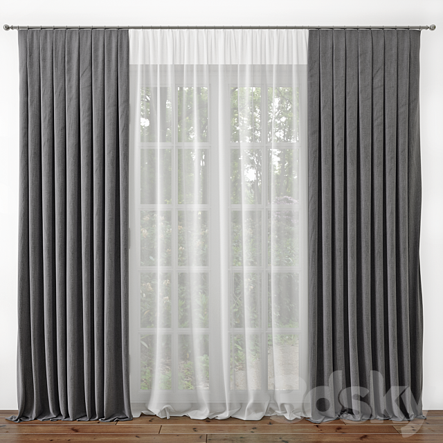 Curtain 19 3DSMax File - thumbnail 1