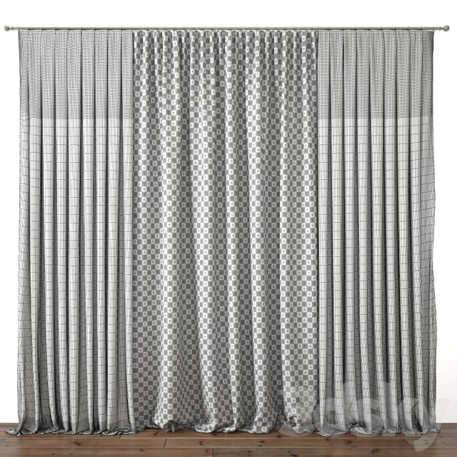 Curtain 19 3DSMax File - thumbnail 3