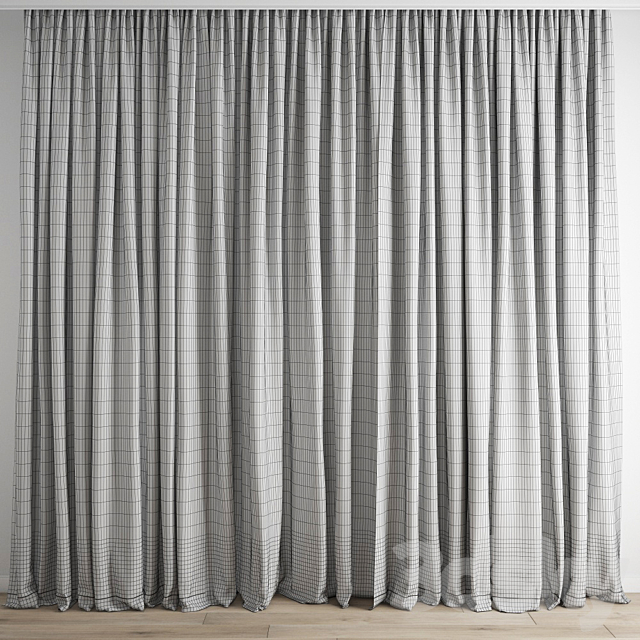 Curtain 190 3DS Max Model - thumbnail 4