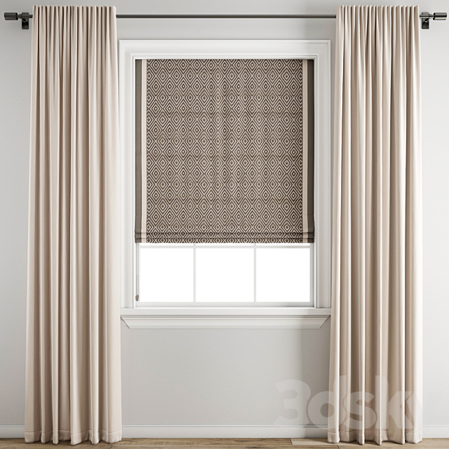 Curtain 192 3DSMax File - thumbnail 1