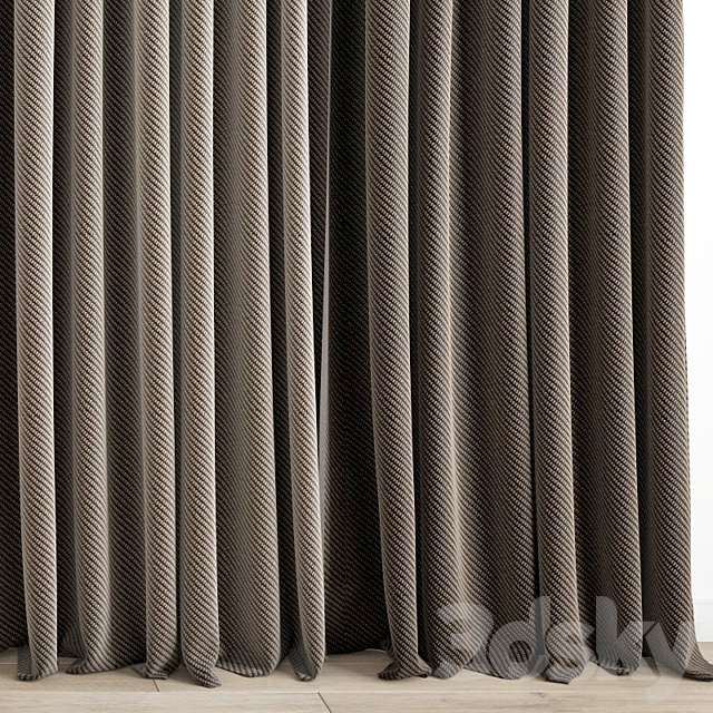 Curtain 194 3DS Max Model - thumbnail 2