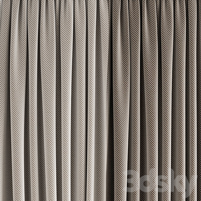 Curtain 194 3DS Max Model - thumbnail 3