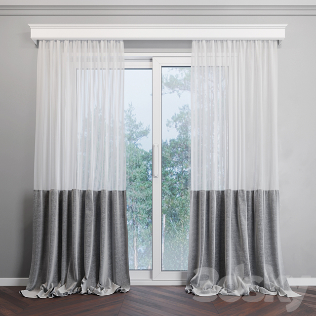 Curtain 2 3DSMax File - thumbnail 1