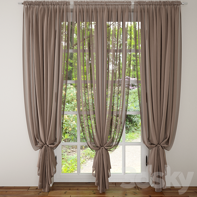 Curtain 2 3DSMax File - thumbnail 1