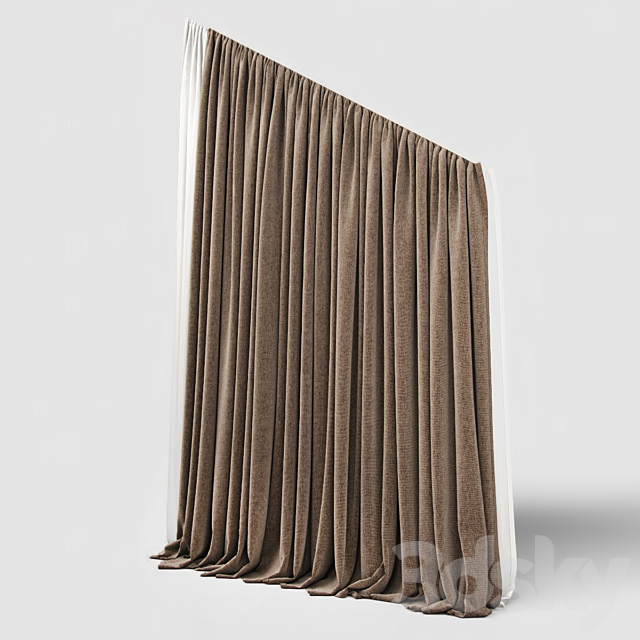 Curtain 20 3DSMax File - thumbnail 3