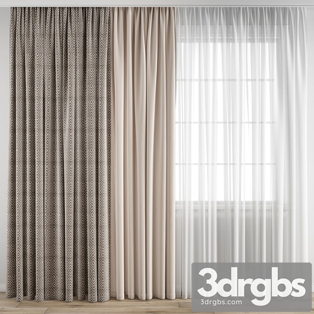 Curtain 200 1 3dsmax Download - thumbnail 1