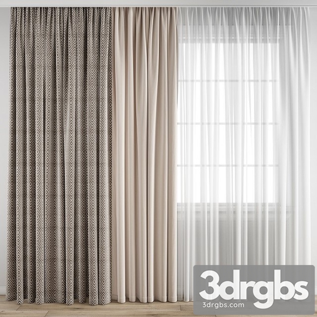 Curtain 200 3dsmax Download - thumbnail 1