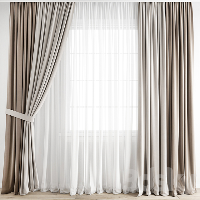 Curtain 201 3DSMax File - thumbnail 1