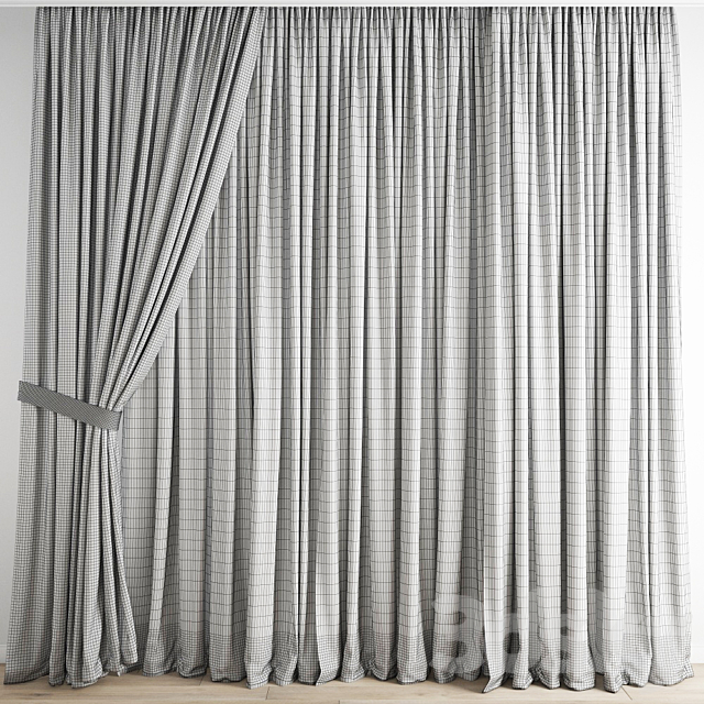 Curtain 201 3DSMax File - thumbnail 4