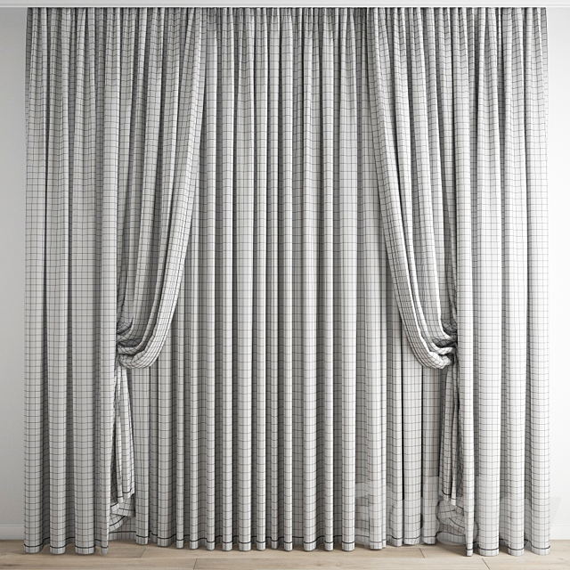 Curtain 205 3DS Max Model - thumbnail 4