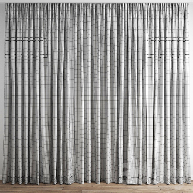 Curtain 207 3DS Max Model - thumbnail 4