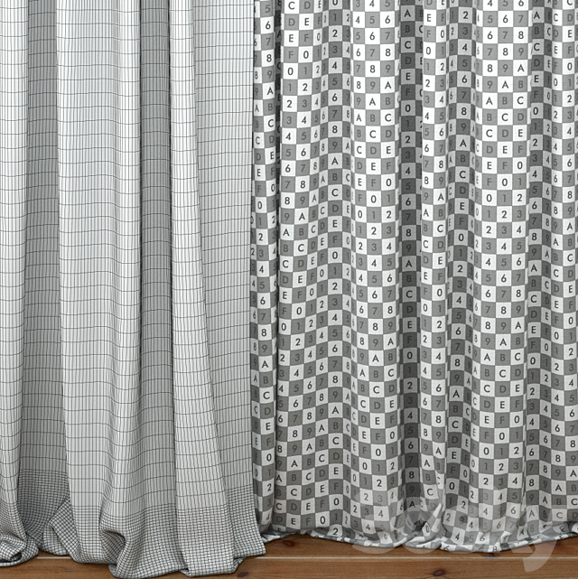 Curtain 21 3DSMax File - thumbnail 2