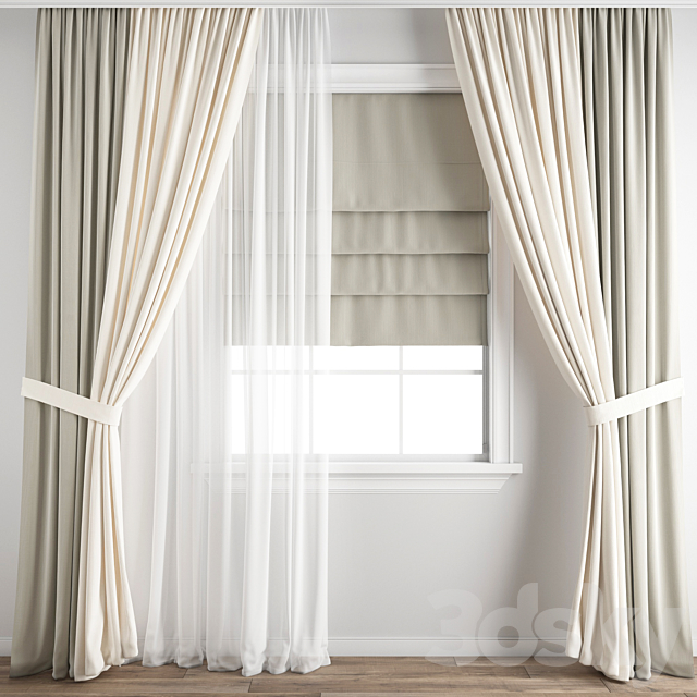 Curtain 212 3DSMax File - thumbnail 1