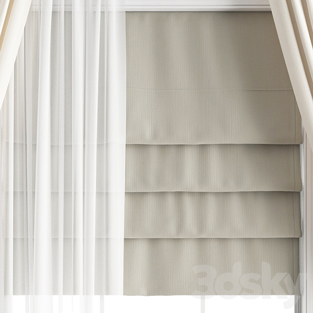 Curtain 212 3DSMax File - thumbnail 4