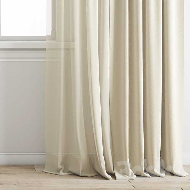 Curtain 216 3DSMax File - thumbnail 2