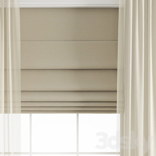 Curtain 216 3DSMax File - thumbnail 3