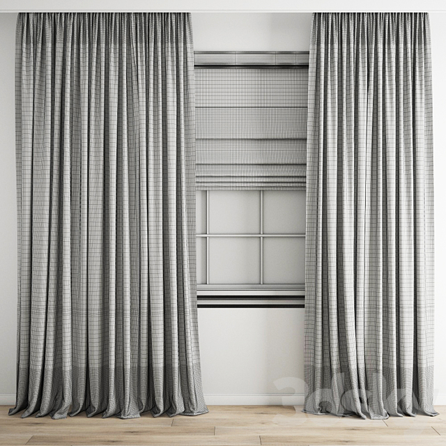 Curtain 216 3DSMax File - thumbnail 5