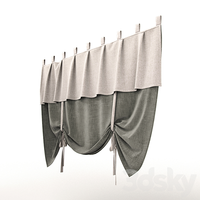 Curtain 22 3DSMax File - thumbnail 3