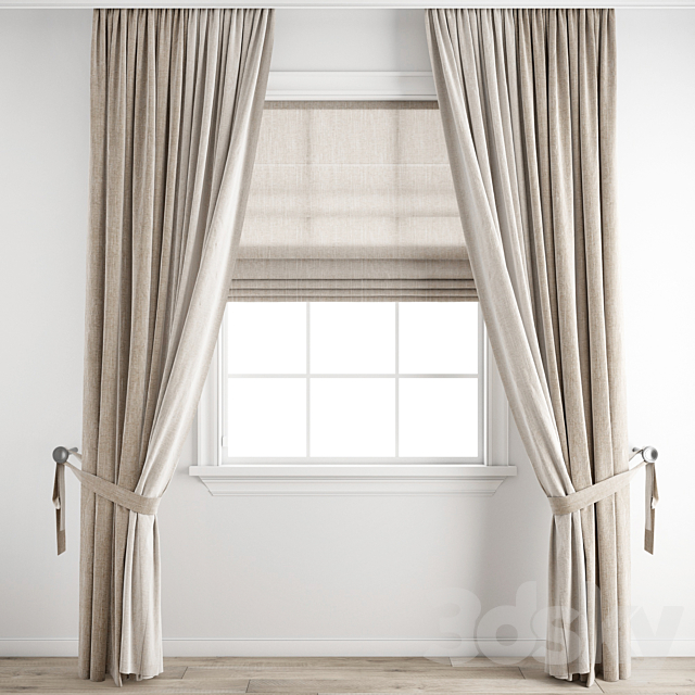 Curtain 228 3DSMax File - thumbnail 1