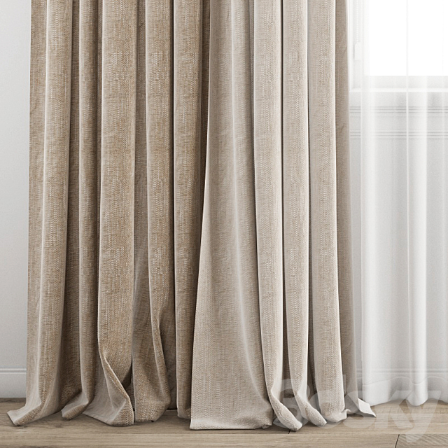 Curtain 229 3DS Max Model - thumbnail 3