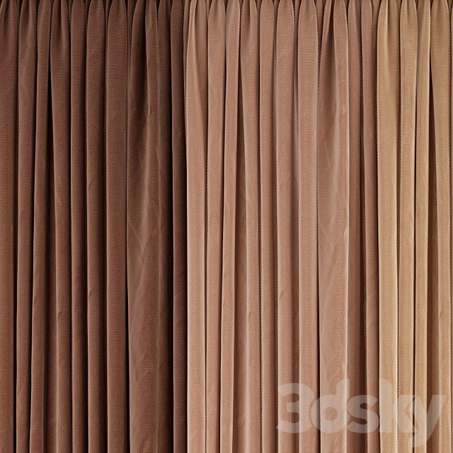 Curtain 231 3DS Max Model - thumbnail 2