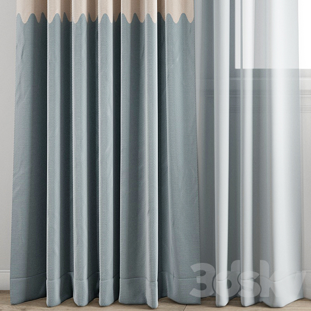 Curtain 233 3DSMax File - thumbnail 3