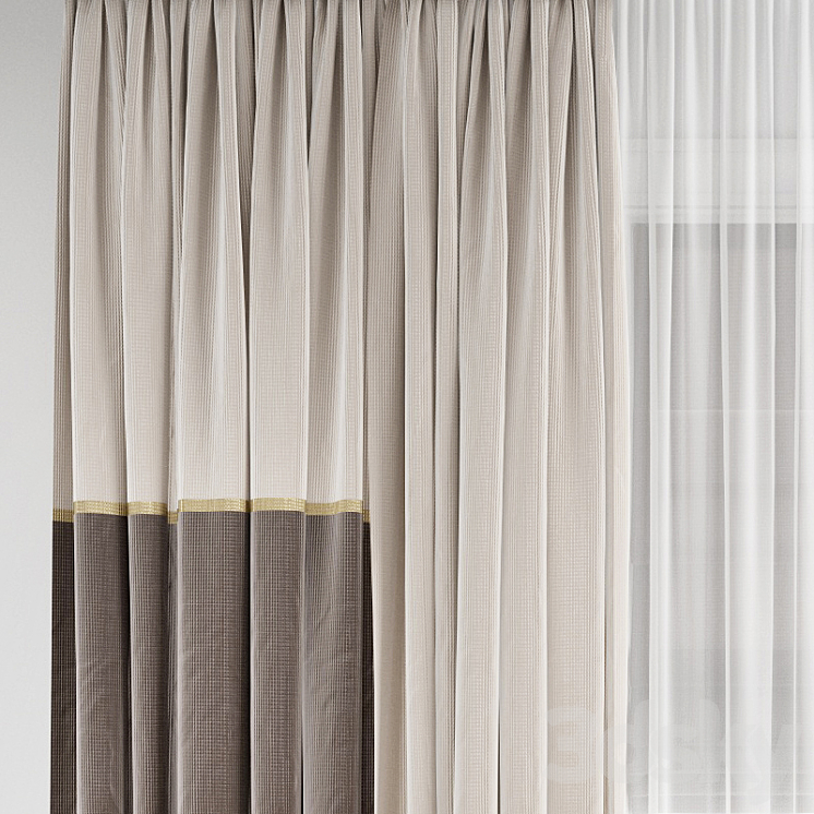 Curtain 235 3DS Max - thumbnail 2