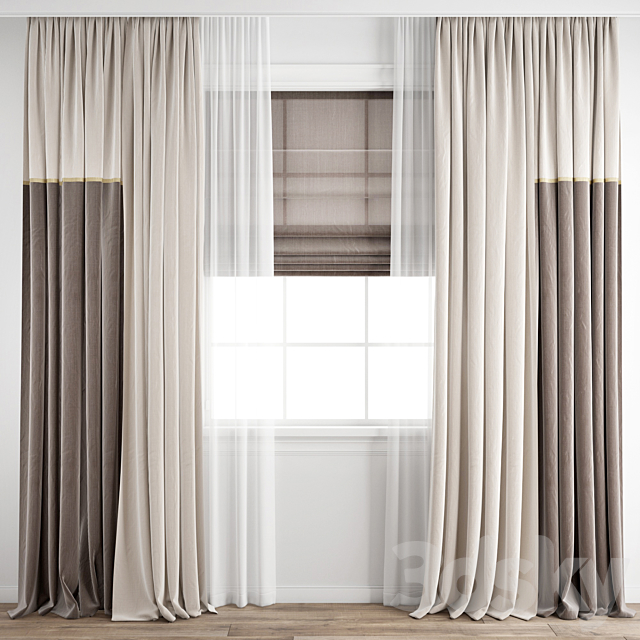 Curtain 235 3DSMax File - thumbnail 1