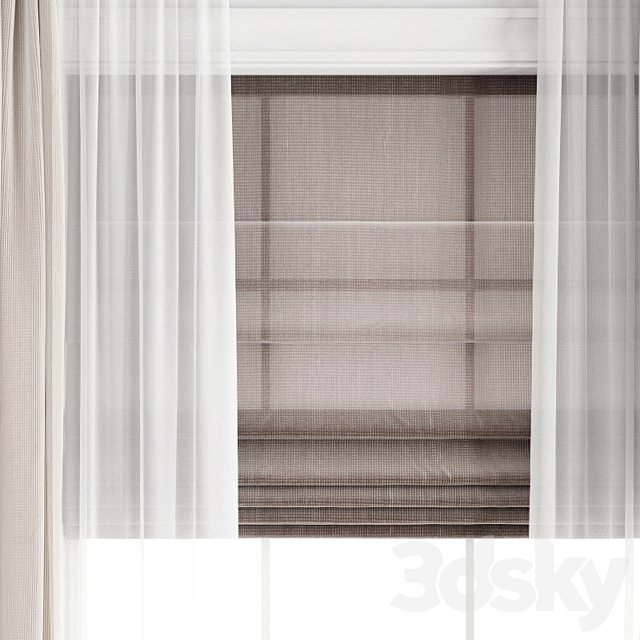 Curtain 235 3DSMax File - thumbnail 6