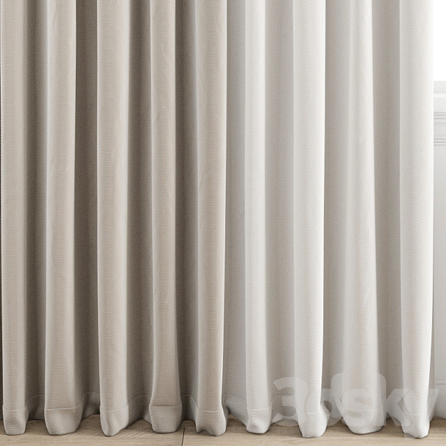 Curtain 237 3DS Max Model - thumbnail 4