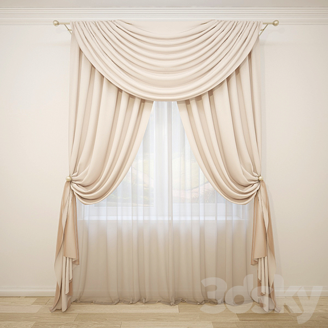 Curtain-24 3ds Max - thumbnail 1