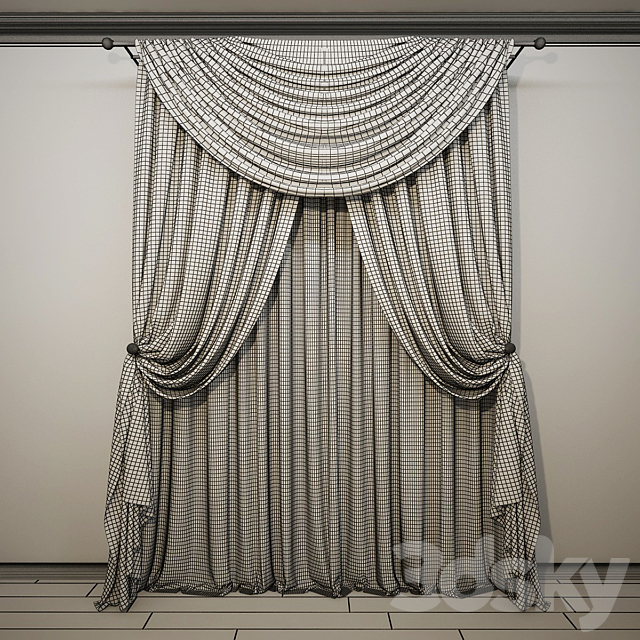 Curtain-24 3ds Max - thumbnail 2