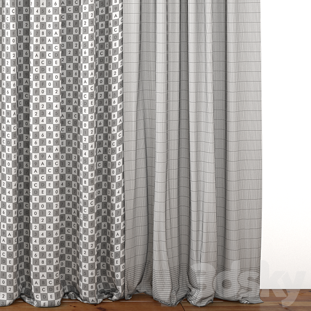 Curtain 24 3DSMax File - thumbnail 3