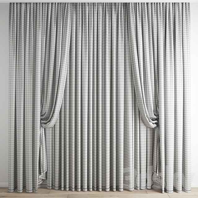 Curtain 245 3DS Max Model - thumbnail 5