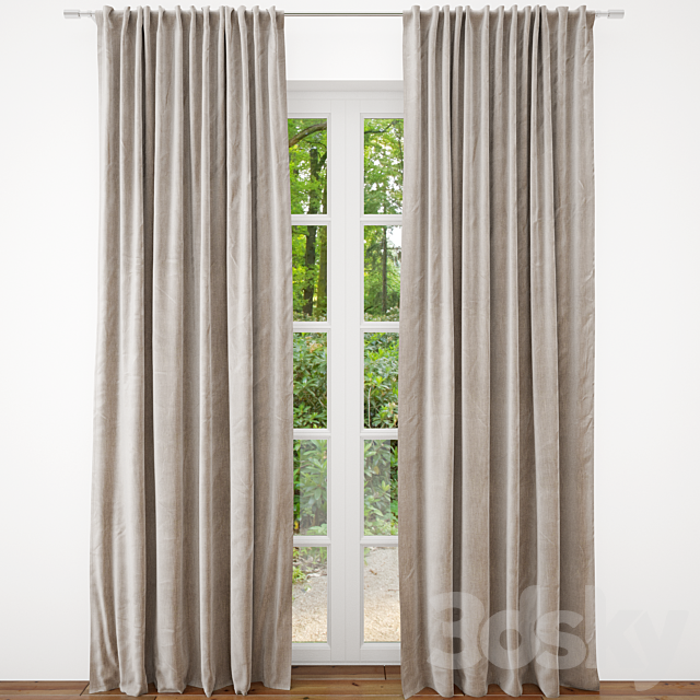 Curtain 25 3DSMax File - thumbnail 2