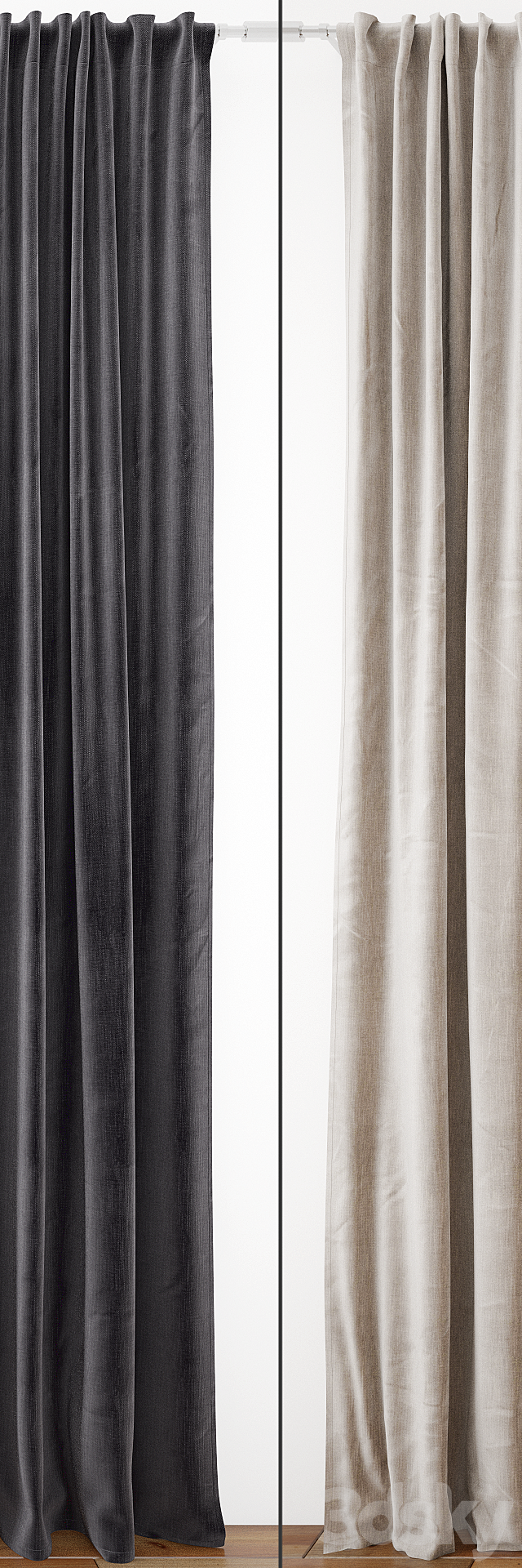 Curtain 25 3DSMax File - thumbnail 3